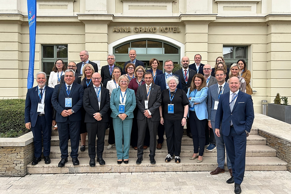 Group photo of participants at the high-level meeting