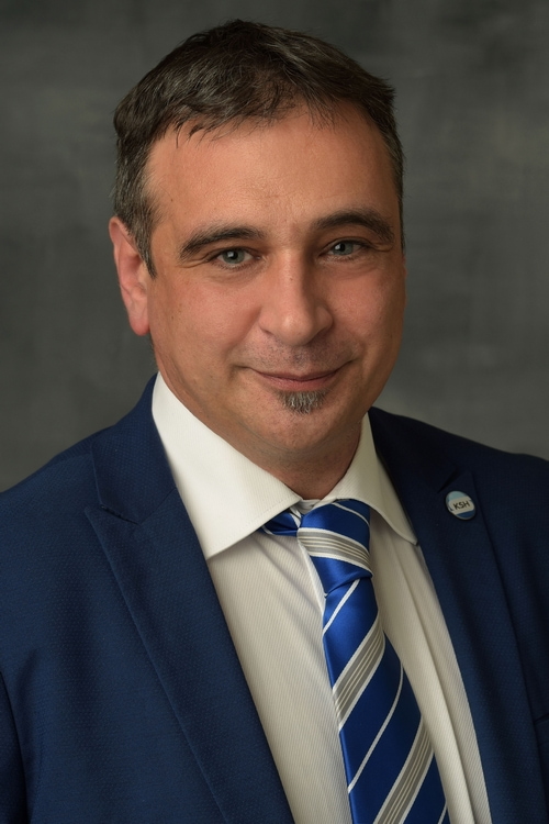 Portrait of dr. Áron Kincses, President of the Hungarian Central Statistical Office